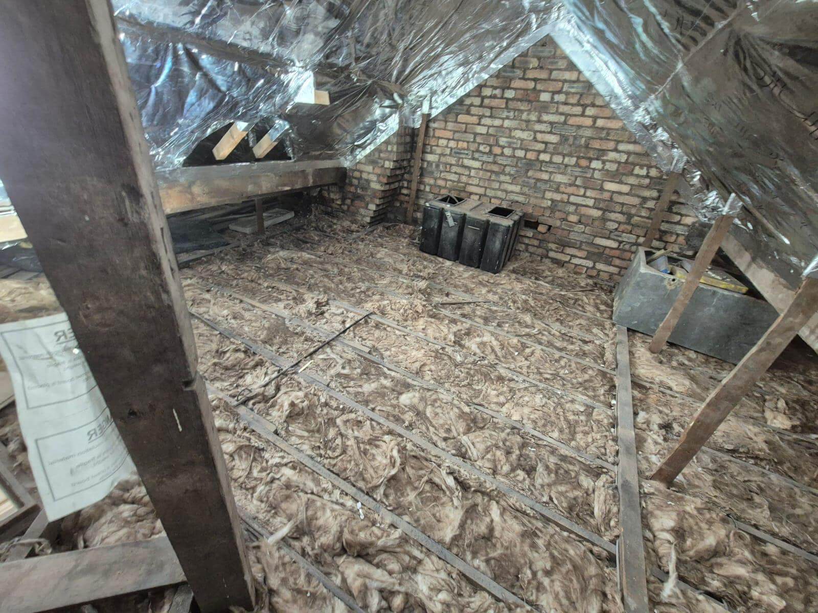 SuperFoil4Roofs insulation installation in Wakefield