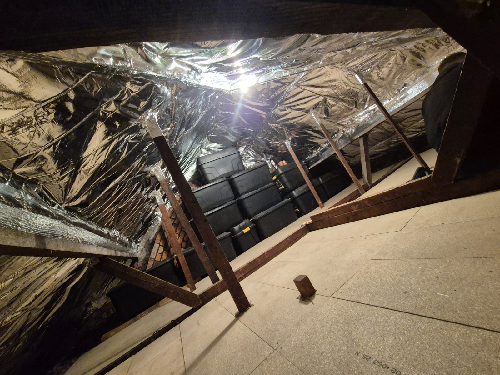 SuperFoil4Roofs insulation installation in Macclesfield